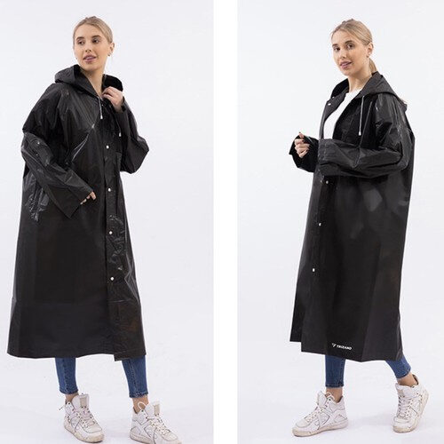 Universal Raincoat – Long, with Snaps and Hood